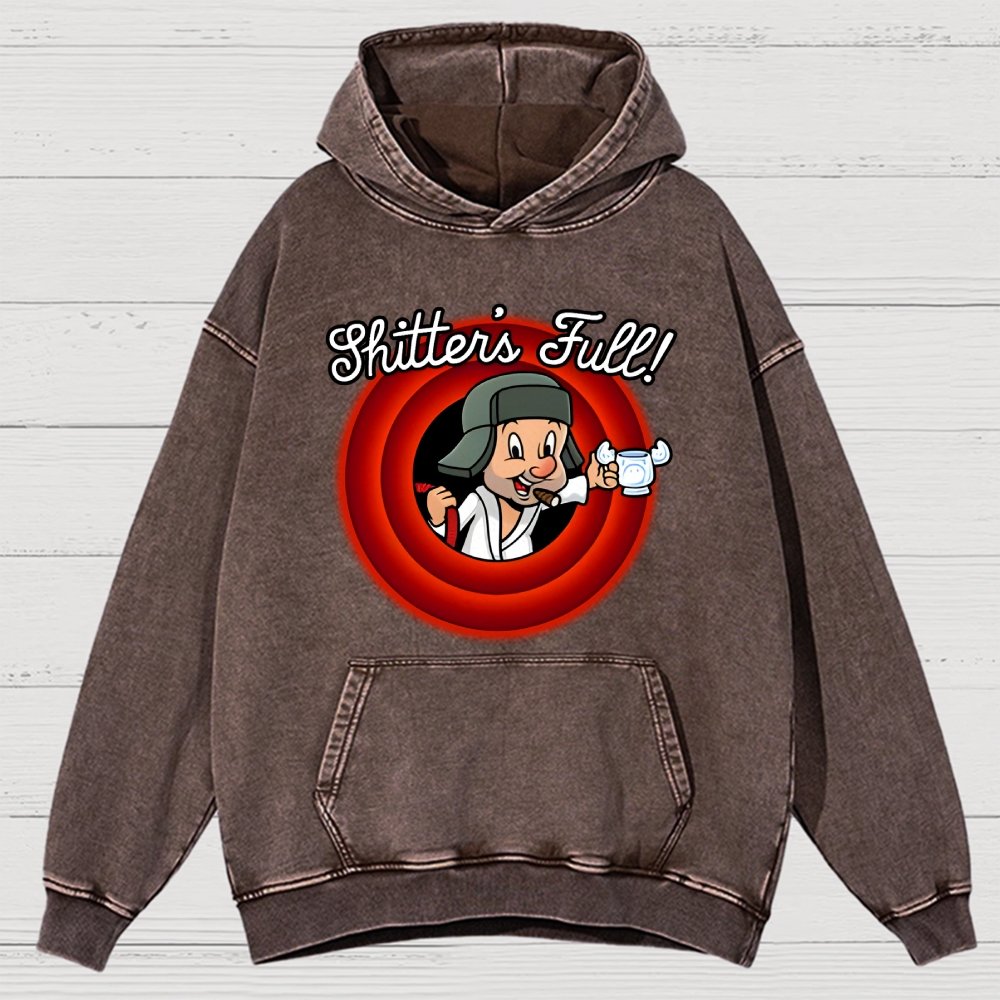 Shitter's Full Vintage Distressed Hoodie