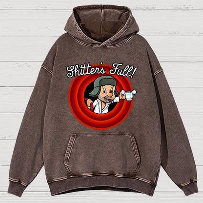 Shitter's Full Vintage Distressed Hoodie