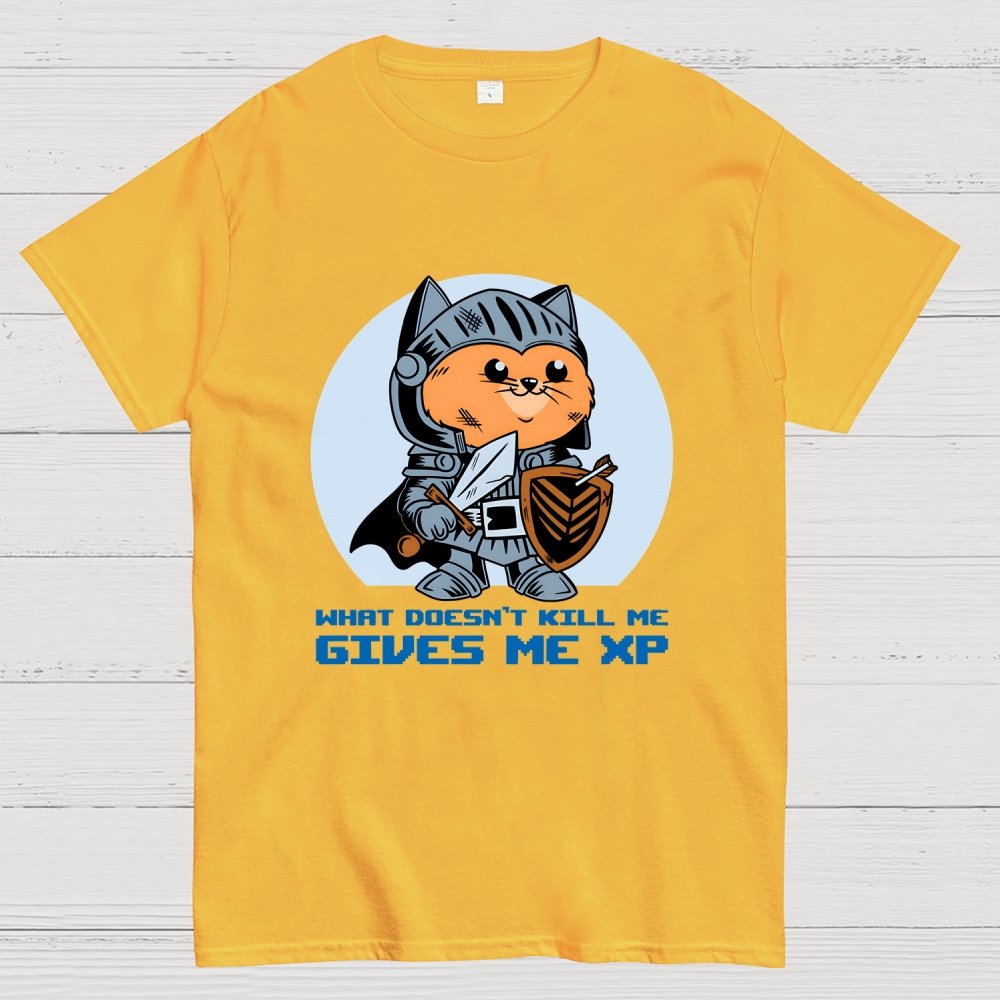 Gives Me XP Cat Geek T-Shirt