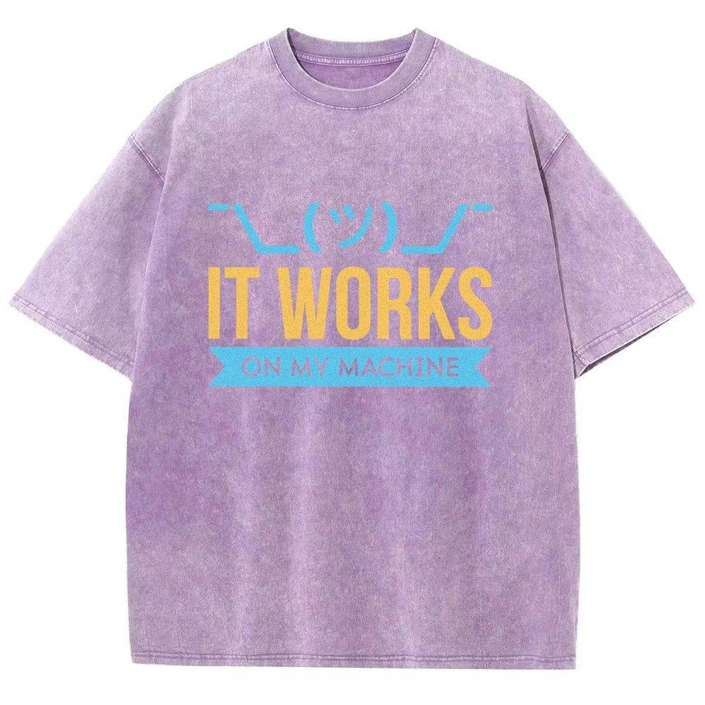 It Works On My Machine Vintage Distressed T-shirt