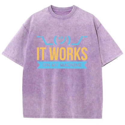 It Works On My Machine Vintage Distressed T-shirt
