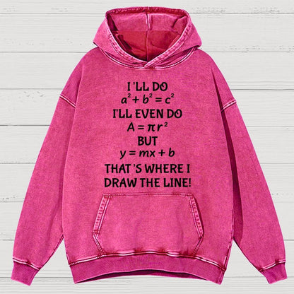 Funny Math Teacher Joke Men Women Fun Math Quotes Teacher Vintage Distressed Hoodie