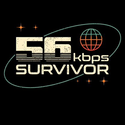 56 Kbps Survivo Buy Now Geek T-Shirt