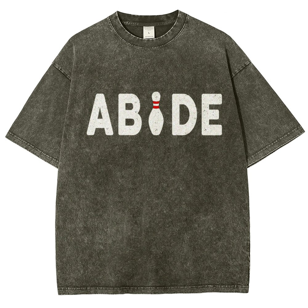 Bowling Abide Vintage Distressed T-shirt
