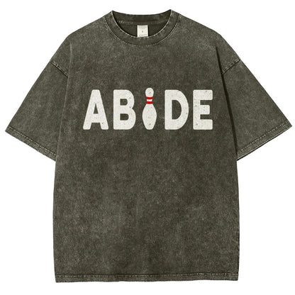 Bowling Abide Vintage Distressed T-shirt