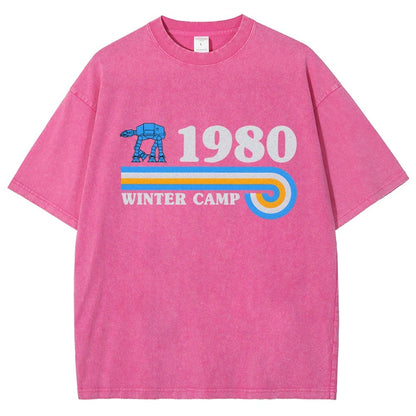 Winter Camp Vintage Distressed T-shirt