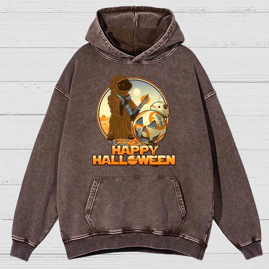 Happy Halloween Vintage Distressed Hoodie