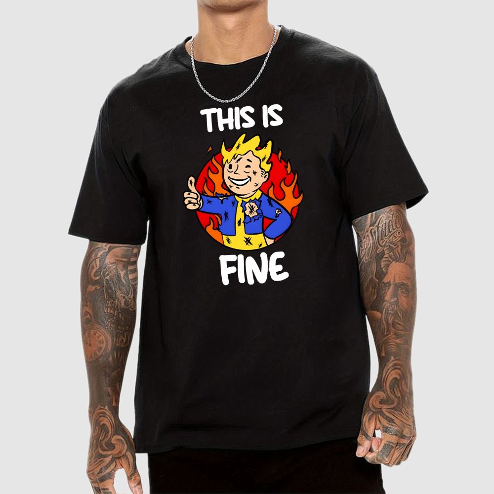 This Is Fine Geek T-Shirt