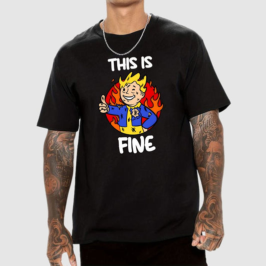 This Is Fine Geek T-Shirt