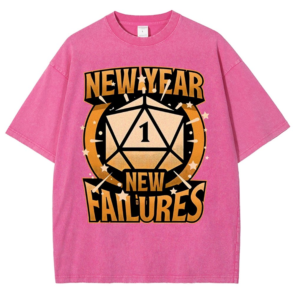 New Year New Failures Vintage Distressed T-shirt
