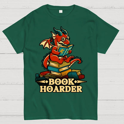 Book Hoarder Dragon Geek T-Shirt