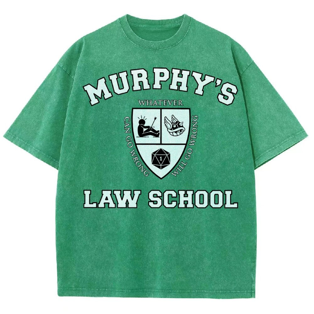 Murphy's Law School Vintage Distressed T-shirt