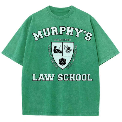 Murphy's Law School Vintage Distressed T-shirt