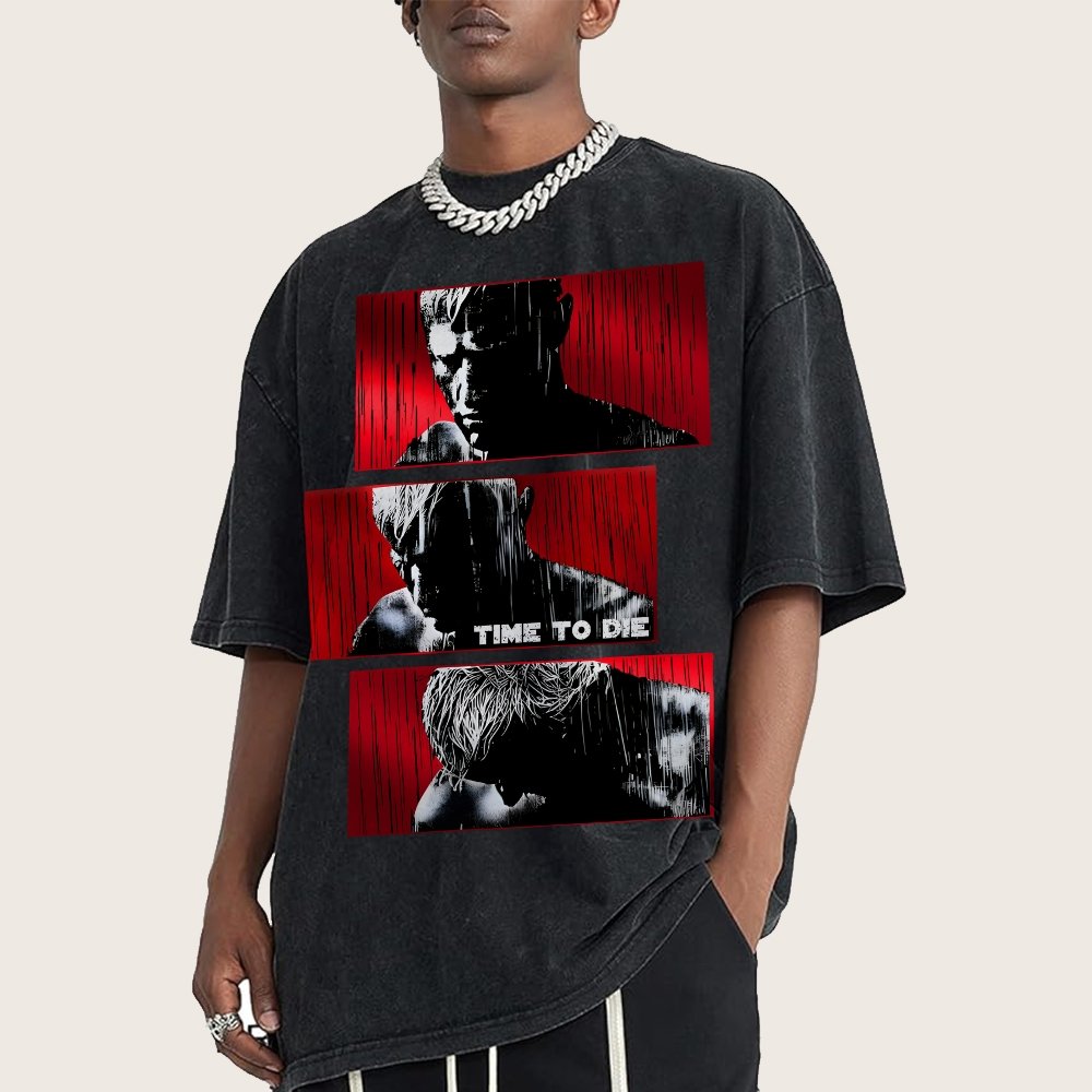 Time to die Vintage Distressed T-shirt