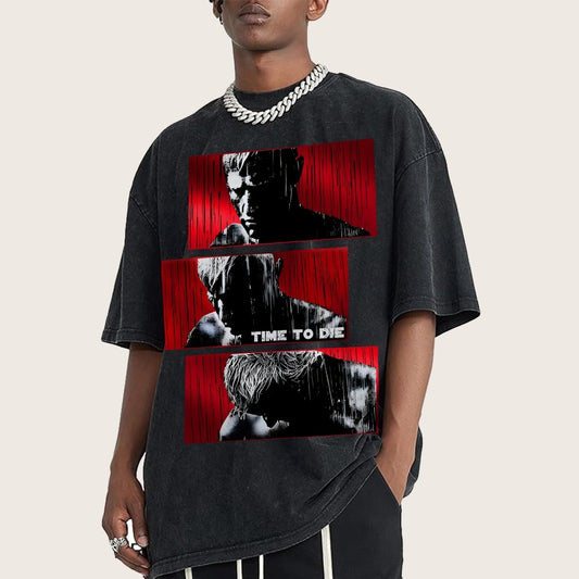 Time to die Vintage Distressed T-shirt