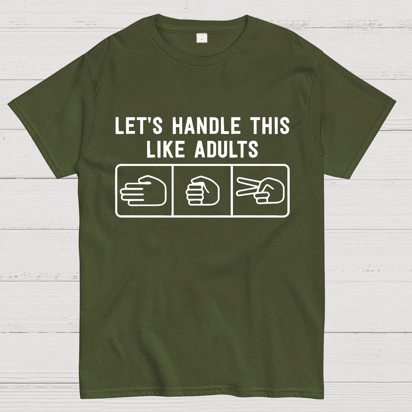 Rock Paper Scissors Geek T-Shirt