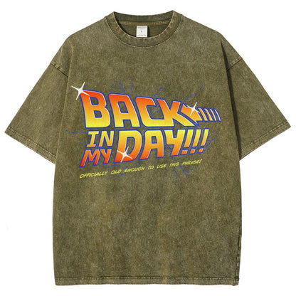 Back in my day! Vintage Distressed T-shirt