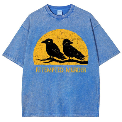 Attempted Murder Vintage Distressed T-shirt