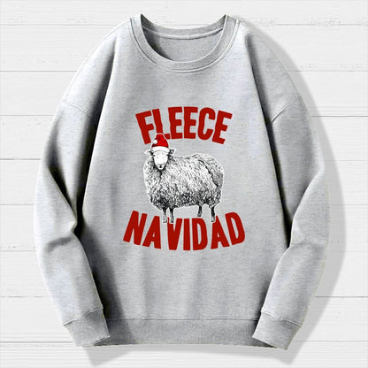 FLEECE NAVIDAD Christmas Geek Cotton Sweatshirt