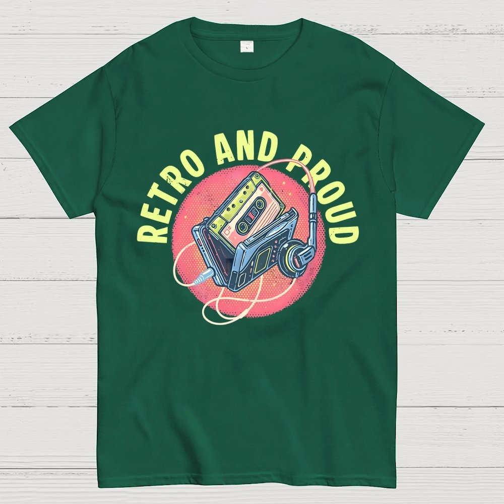 Retro and Proud Unisex Geek T-Shirt