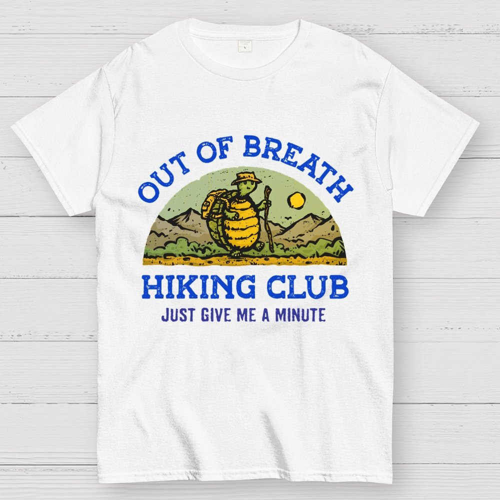 Out Of Breath Hiking Club Geek T-Shirt
