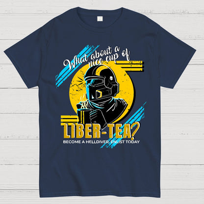 What about a cup of Liber-tea? Geek T-Shirt