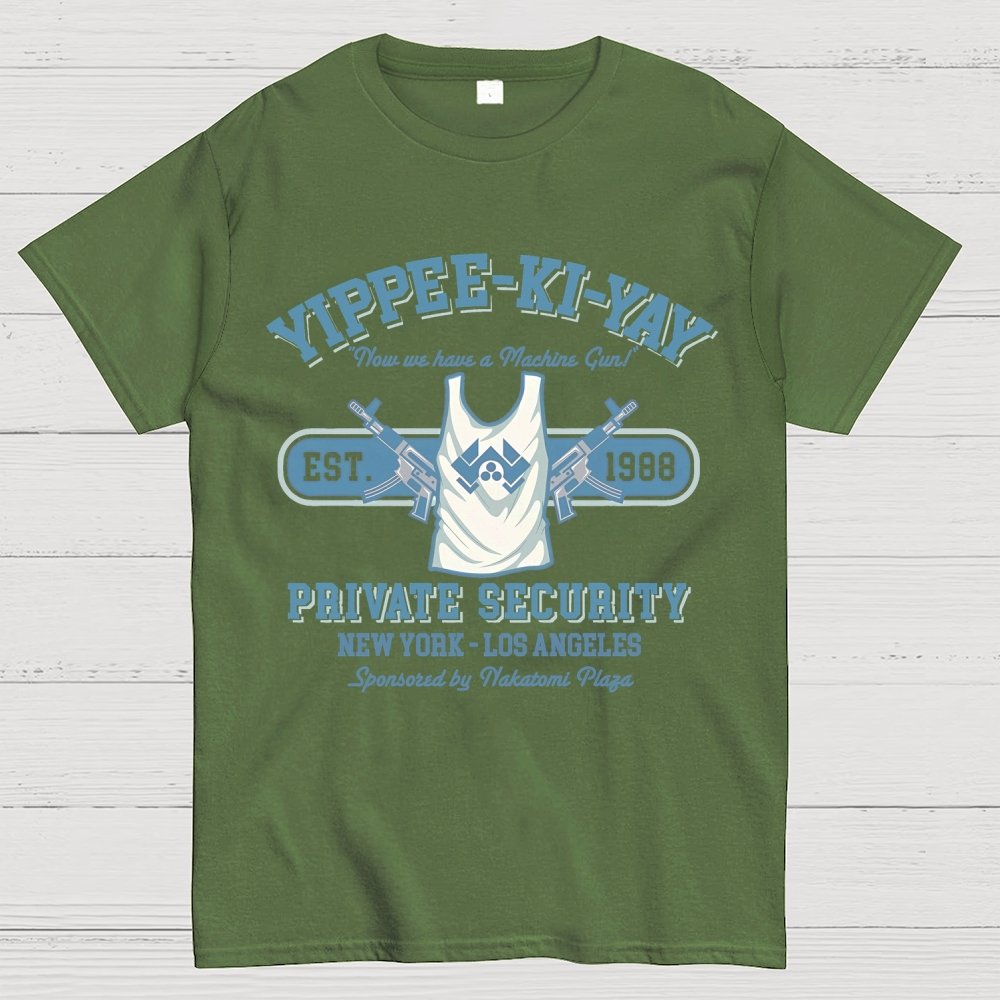 Yippee Ki Yay Security NY-LA Geek T-Shirt