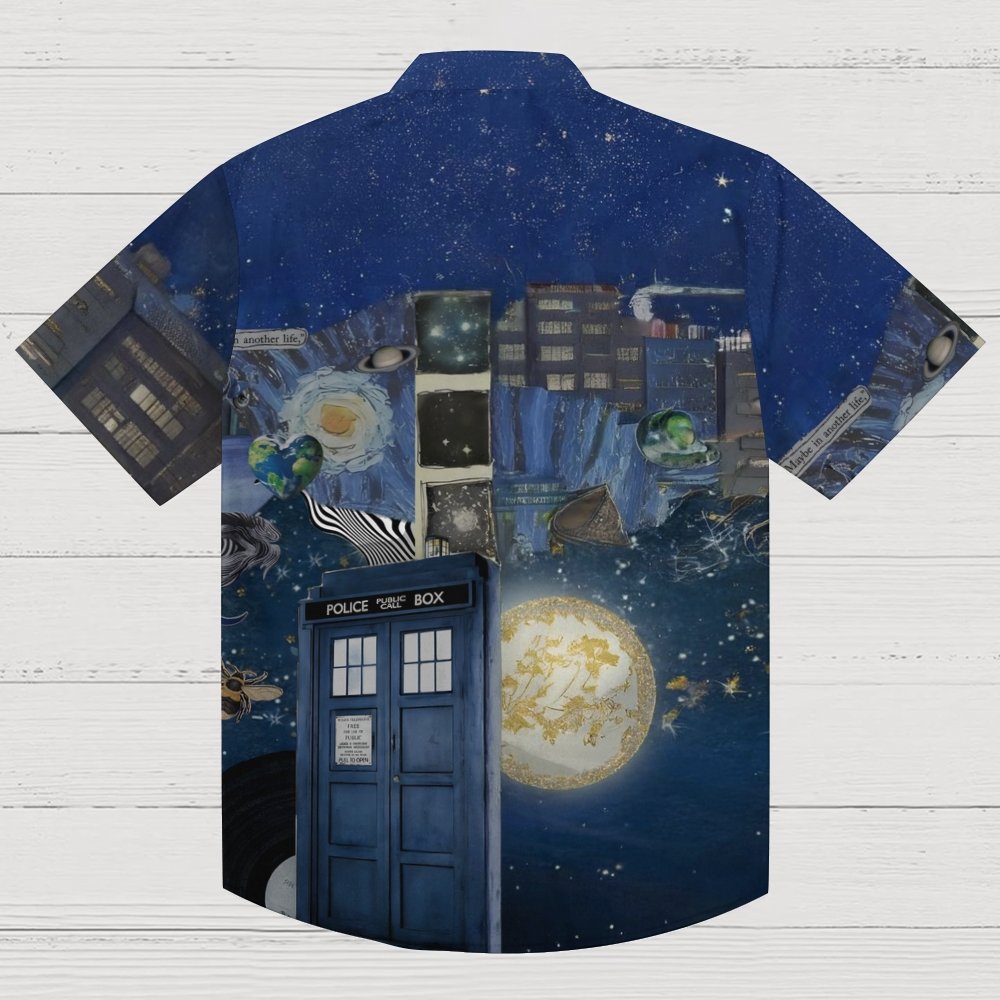 Starry Phone Booth Geeky Shirt