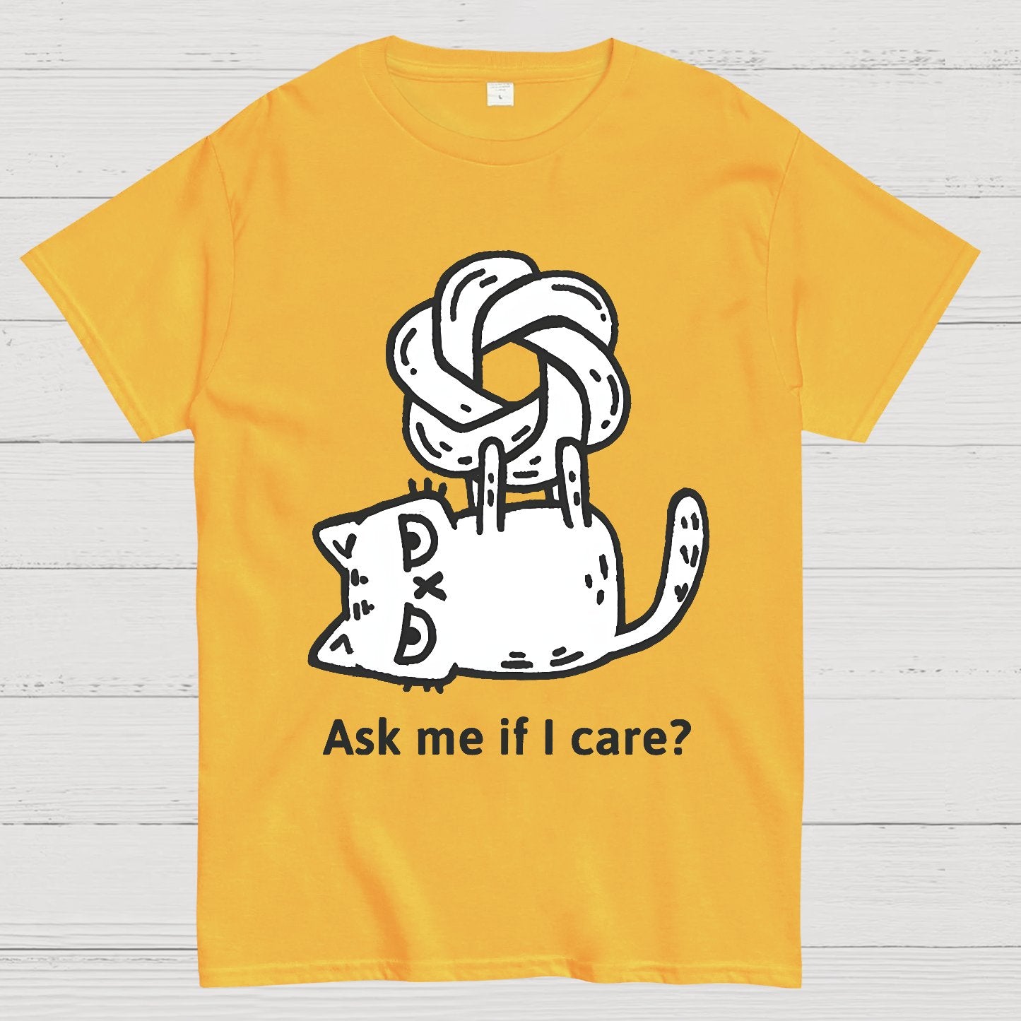 catGPT: Ask me if I care ？Geek T-Shirt