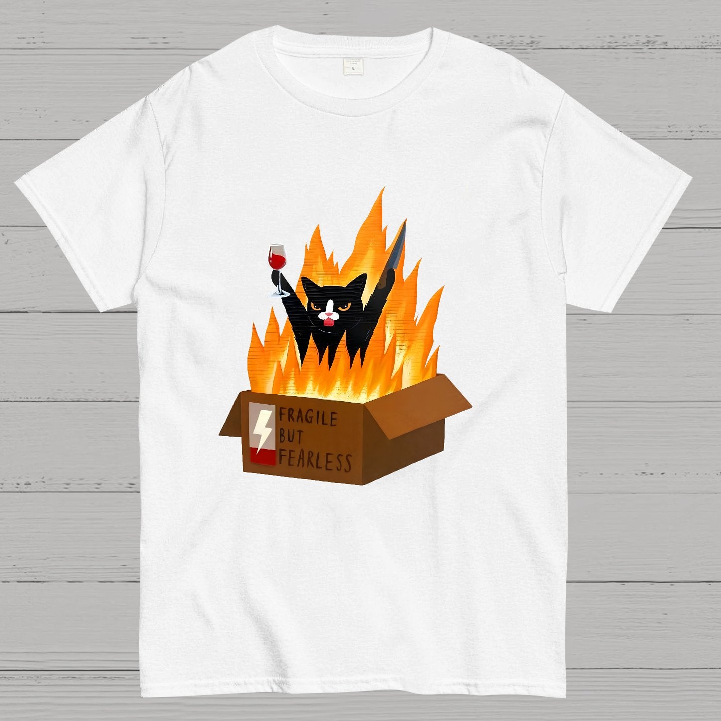 Fragile But Fearless Geek T-Shirt