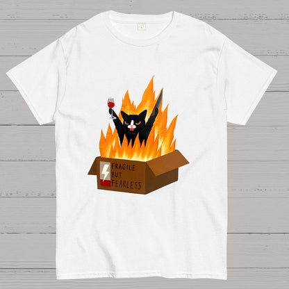 Fragile But Fearless Geek T-Shirt