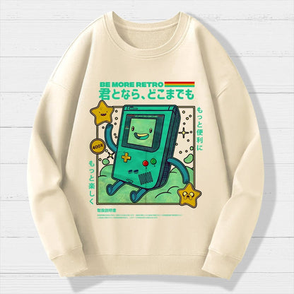 Retro Games Geek Cotton Sweatshirt