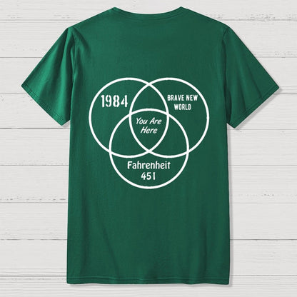 You Are Here Front And Back Printing Geek T-Shirt