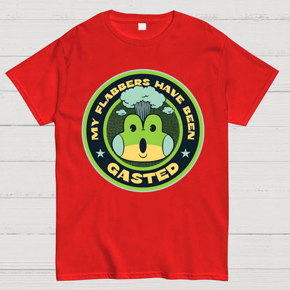 My Flabbers Have Been Gasted Funny Frog Geek T-Shirt