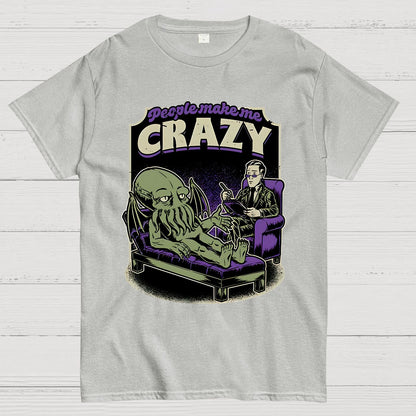 Lovecraft Cthulhu Therapy Geek T-Shirt