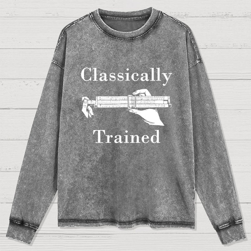Slide Rule Classically Trained Washed Long Sleeve Tee