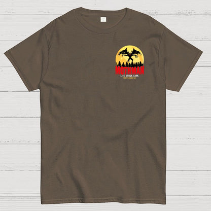 Mothman Cryptid Vintage Front And Back Printing Geek T-Shirt