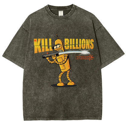 Kill Billions Vintage Distressed T-shirt