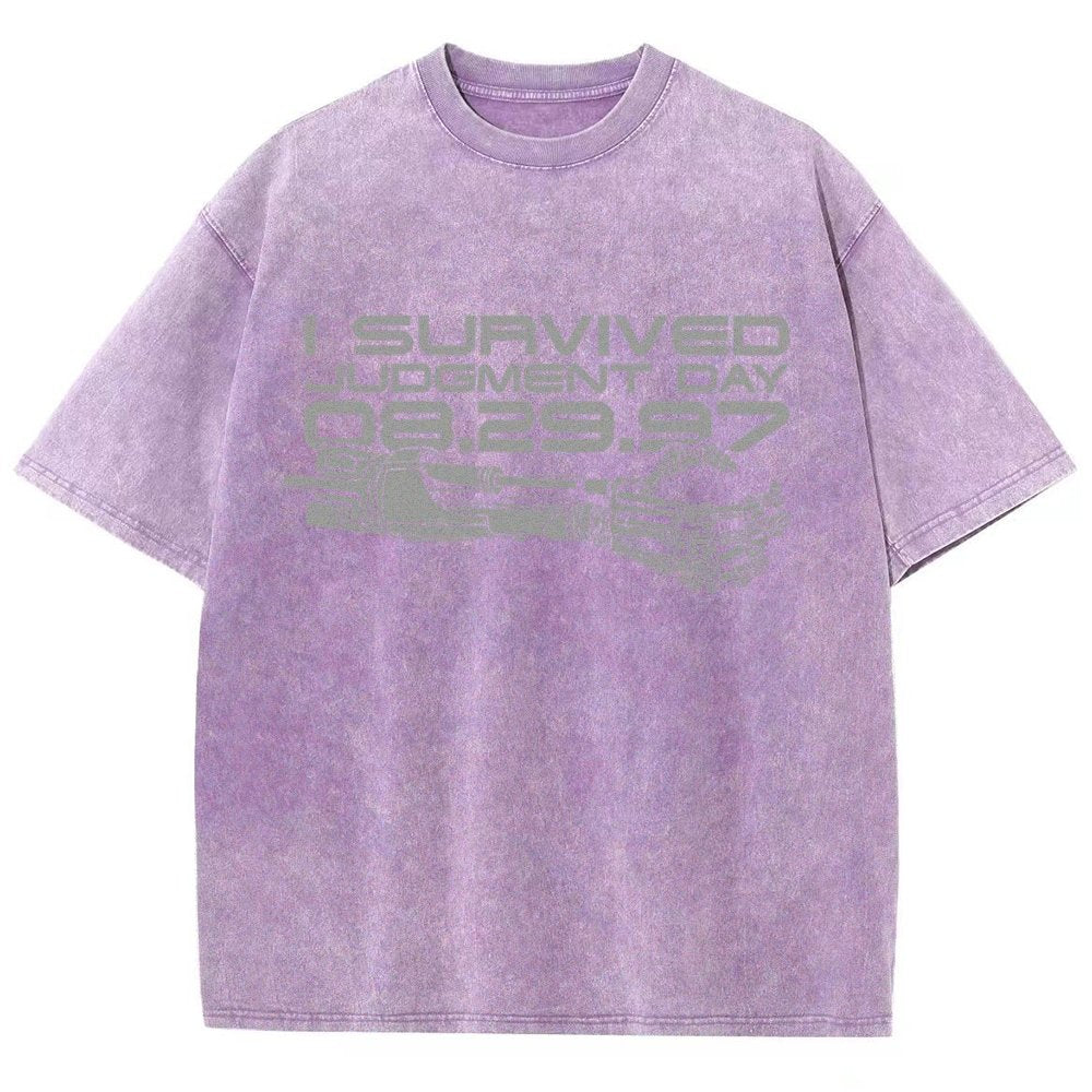 Judgment Day Survivor Vintage Distressed T-shirt