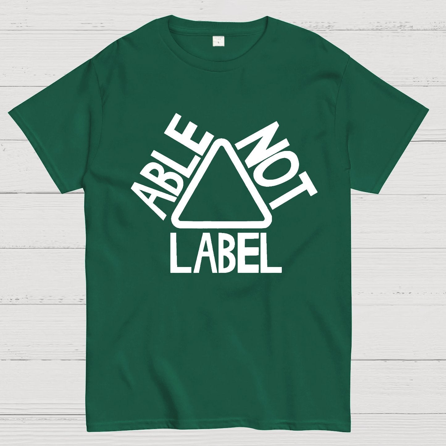 See the Able Not the Label Awareness Geek T-Shirt