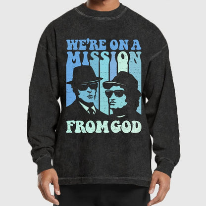 80s Chicago Blues Festival Washed Long Sleeve Tee