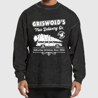Family's Tree Delivery Washed Long Sleeve Tee