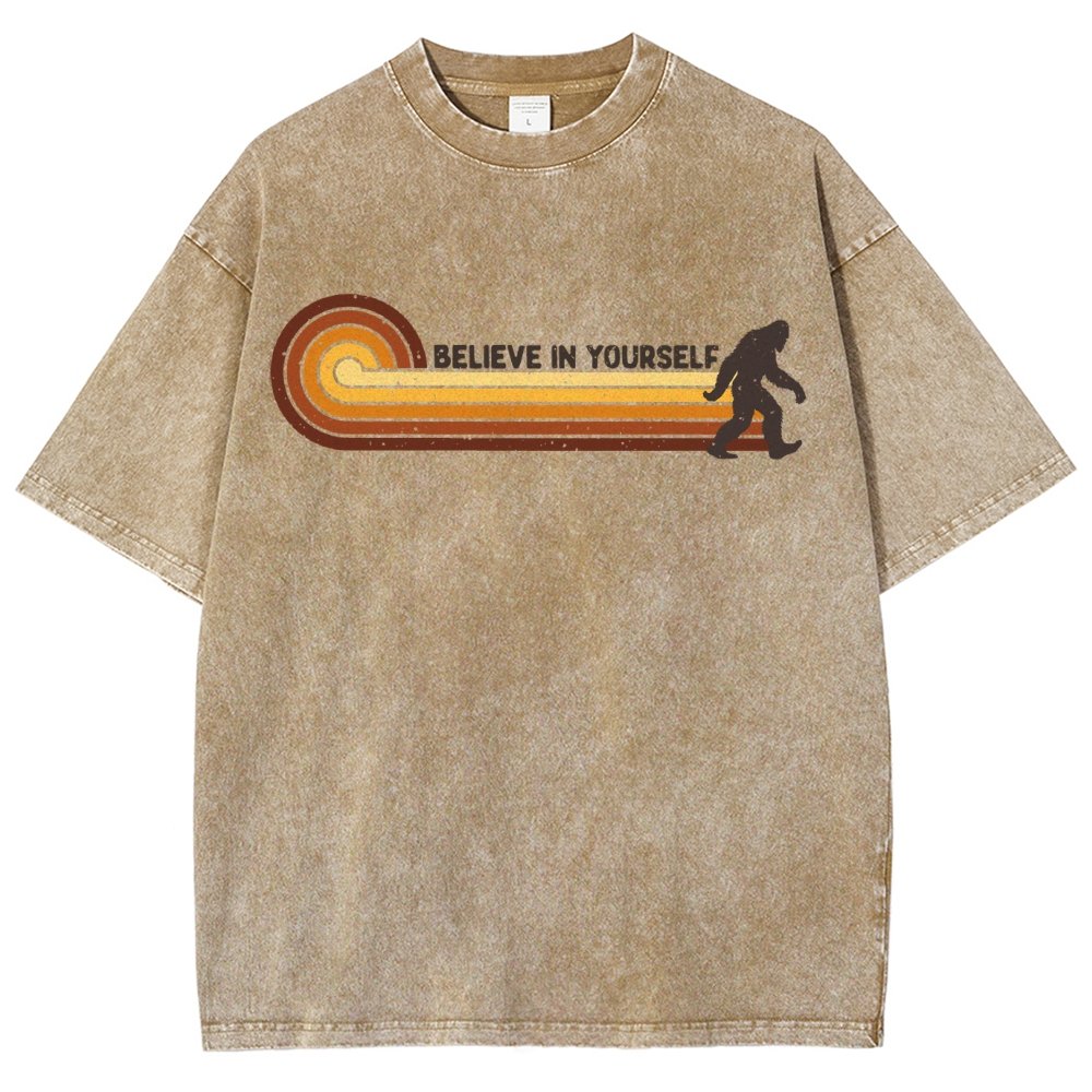Vintage Creature BELIEVE IN YOURSELF Vintage Distressed T-shirt