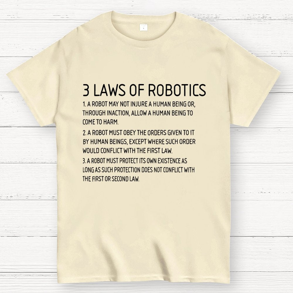 Three Laws of Robotics Geek T-Shirt