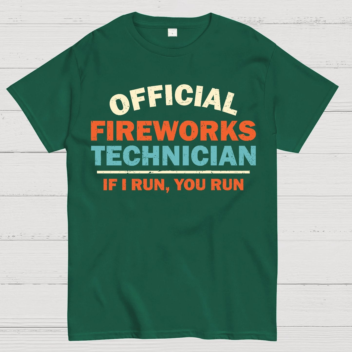 Official Fireworks Technician Geek T-Shirt