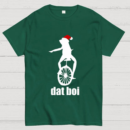 Christmas Here Comes Dat Boi Waddup Meme Geek T-Shirt