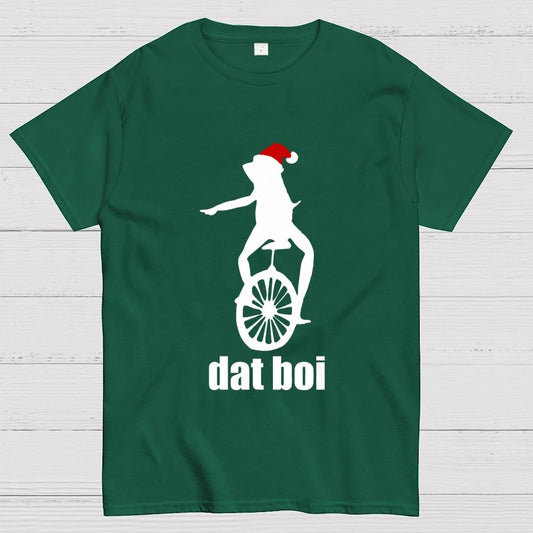 Christmas Here Comes Dat Boi Waddup Meme Geek T-Shirt