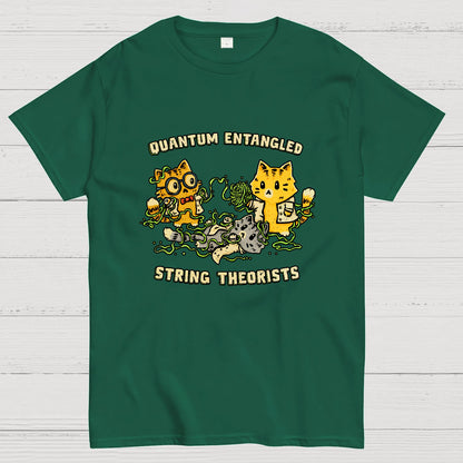 Quantum Entangled String Theorists Geek T-Shirt