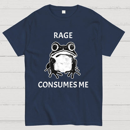 Rage Consumes Me Frog Geek T-Shirt