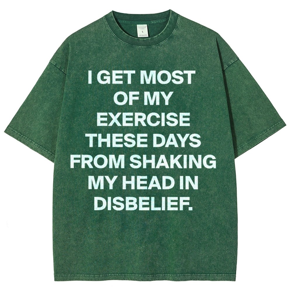 Shaking My Head Sarcastic Vintage Distressed T-shirt